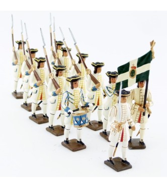 Régiment de Champagne, ensemble de 12 figurines