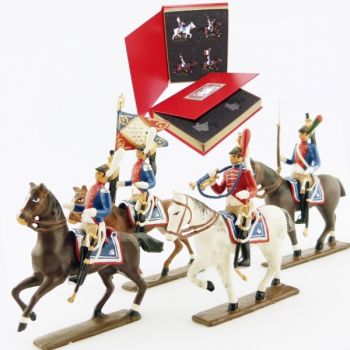 coffret de 4 cavaliers - Dragons de Paris (1804-1813)