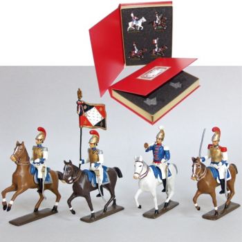 coffret de 4 cavaliers - Carabiniers à cheval (1812)
