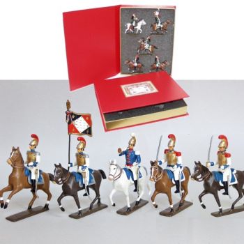 coffret de 5 cavaliers - Carabiniers à cheval (1812)