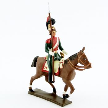 cavalier des chevau-léger 1er rgt (plastron écarlate) (1812)