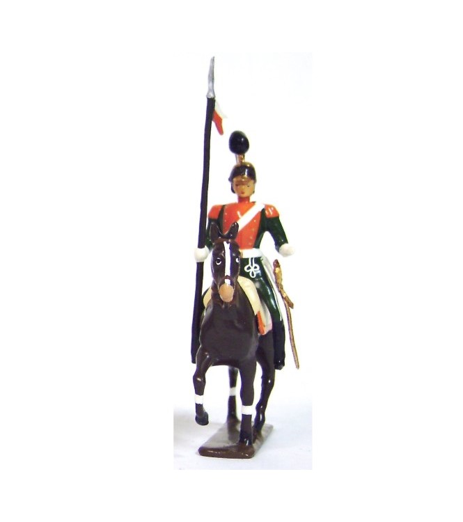 cavalier des chevau-léger 2ème rgt (plastron orange) (1812)