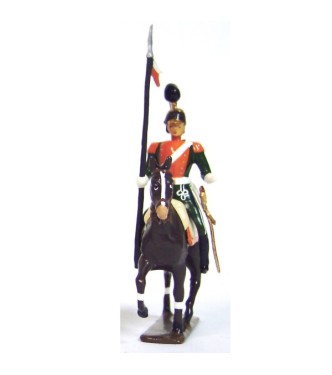 cavalier des chevau-léger 2ème rgt (plastron orange) (1812)