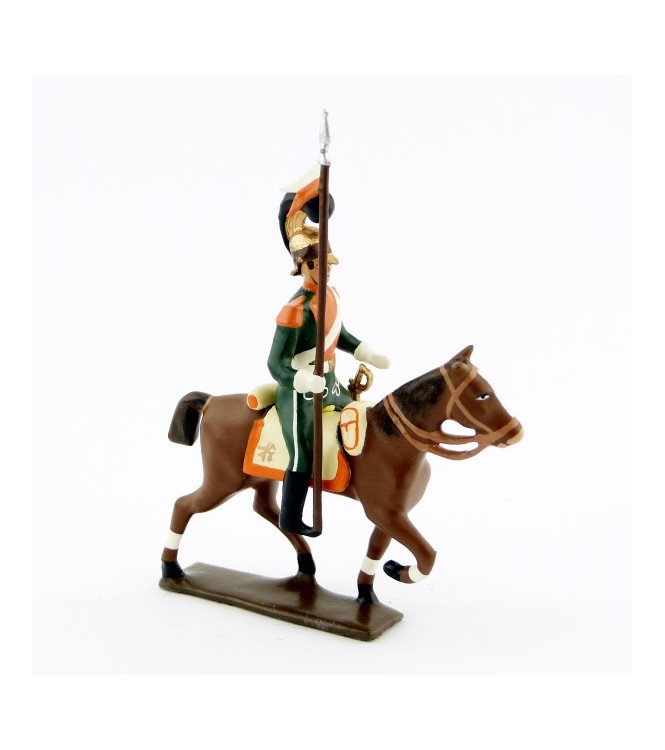 cavalier des chevau-léger 2ème rgt (plastron orange) (1812)