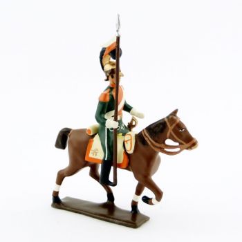 cavalier des chevau-léger 2ème rgt (plastron orange) (1812)