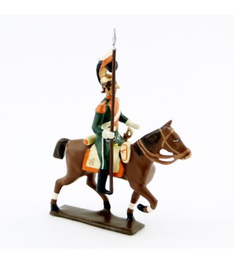 cavalier des chevau-léger 2ème rgt (plastron orange) (1812)
