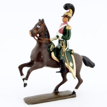 officier des chevau-léger 3ème rgt (plastron rose) (1812)