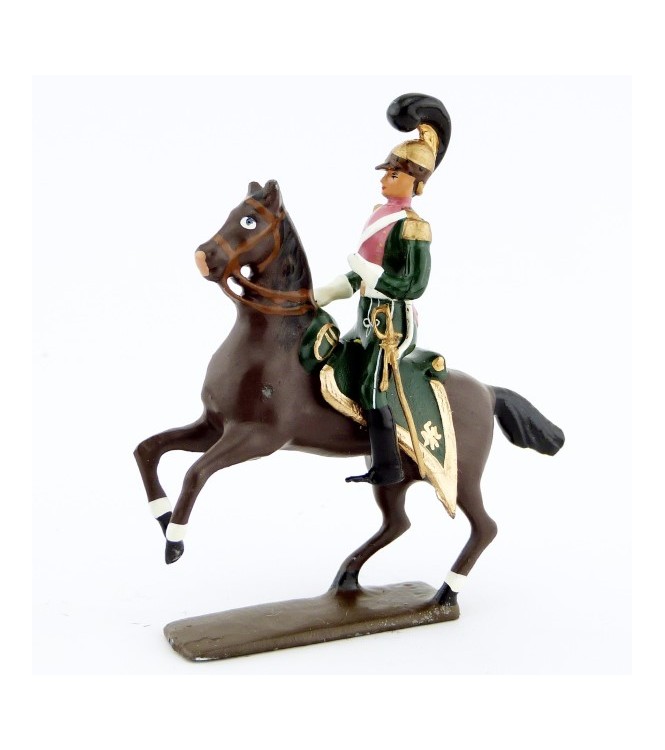 officier des chevau-léger 3ème rgt (plastron rose) (1812)