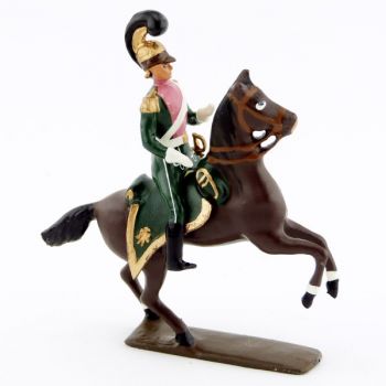 officier des chevau-léger 3ème rgt (plastron rose) (1812)