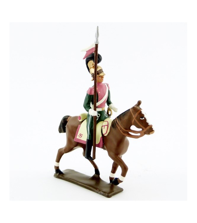 cavalier des chevau-léger 3ème rgt (plastron rose) (1812)