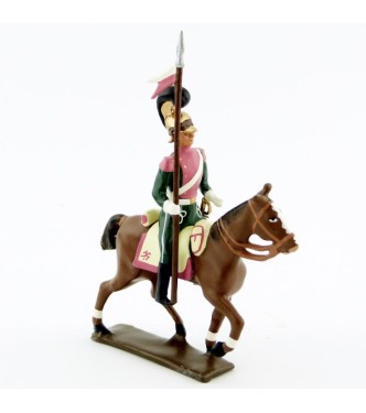 cavalier des chevau-léger 3ème rgt (plastron rose) (1812)
