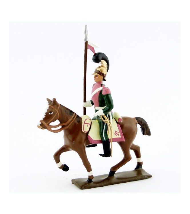 cavalier des chevau-léger 3ème rgt (plastron rose) (1812)