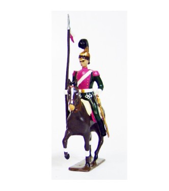 cavalier des chevau-léger 3ème rgt (plastron rose) (1812)