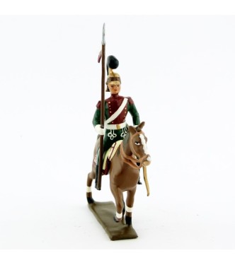 cavalier des chevau-léger 4ème rgt (plastron cramoisi) (1812)