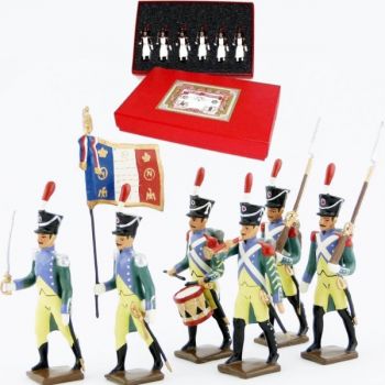 Garde à pied amsterdam, coffret de 6 figurines