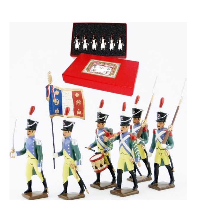 Garde à pied amsterdam, coffret de 6 figurines
