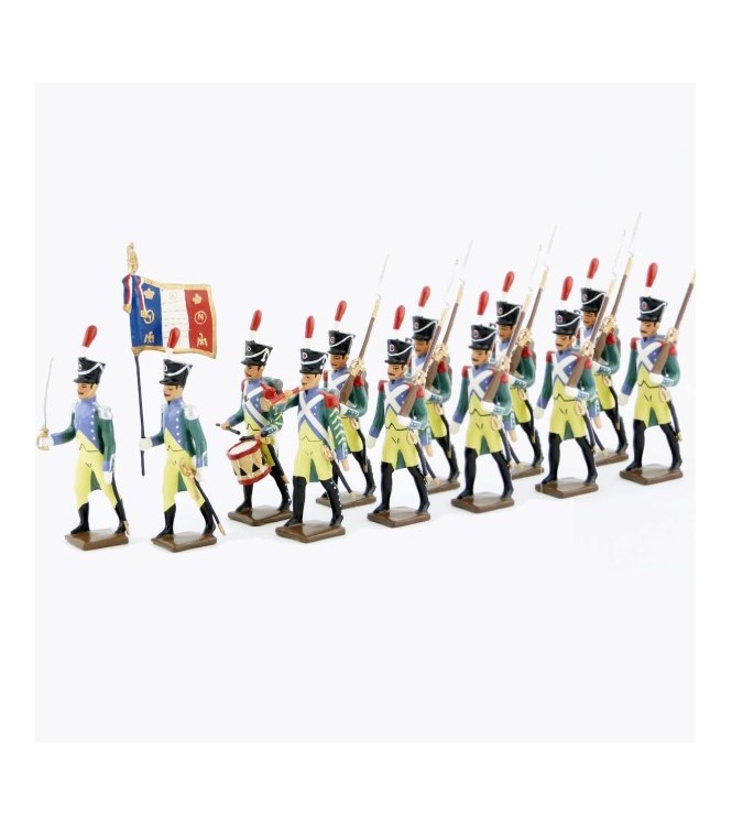 Garde à pied amsterdam, ensemble de 12 figurines