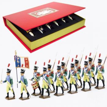 Garde à pied amsterdam, coffret de 12 figurines