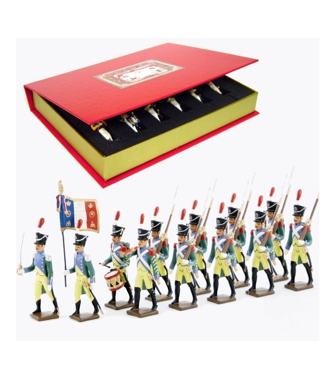 Garde à pied amsterdam, coffret de 12 figurines