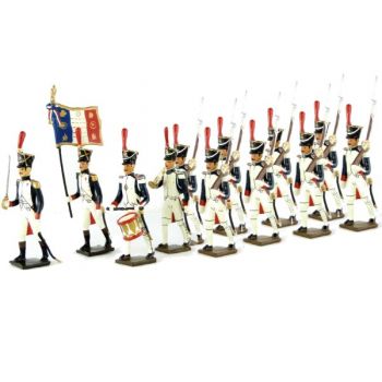 Fusiliers-grenadiers (1809-1813), ensemble de 12 figurines