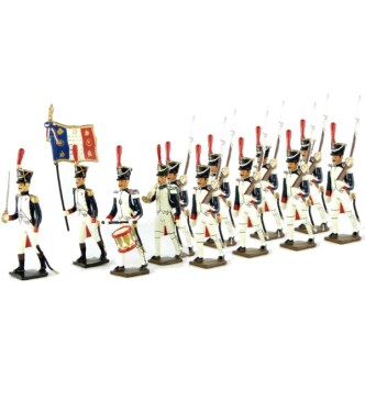 Fusiliers-grenadiers (1809-1813), ensemble de 12 figurines