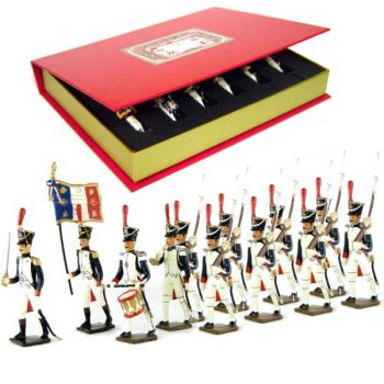 Fusiliers-grenadiers (1809-1813), coffret de 12 figurines