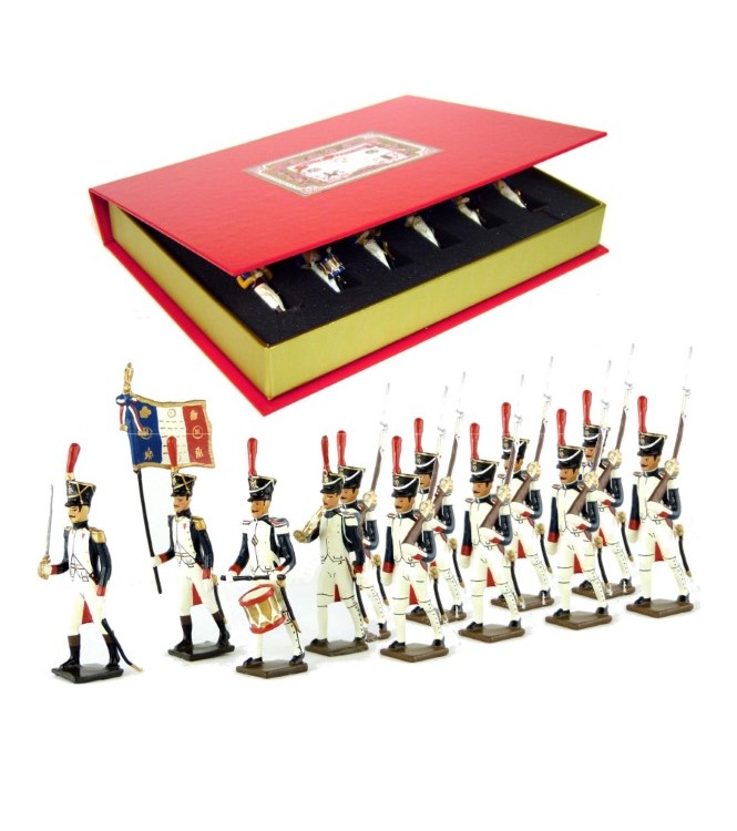 Fusiliers-grenadiers (1809-1813), coffret de 12 figurines