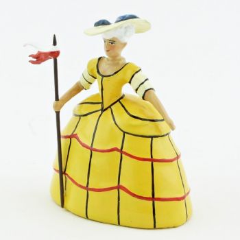 Marie-Antoinette en bergère, robe jaune (anc. 0449A-1)