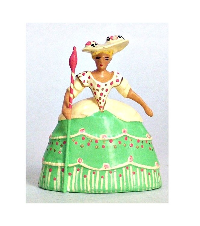 Marie-Antoinette en bergère, robe crème et verte (anc. 0449A-3)