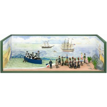 diorama ''Napoléon, débarquement à Golfe Juan''