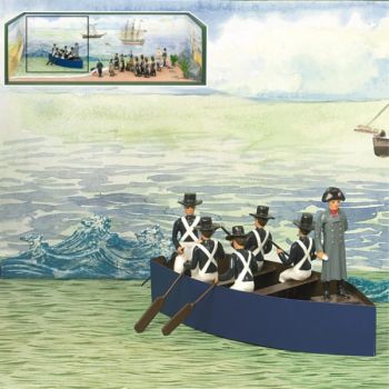 diorama ''Napoléon, débarquement à Golfe Juan''