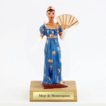 Madame de Montesquiou, gouvernante du roi de rome, sur socle bois