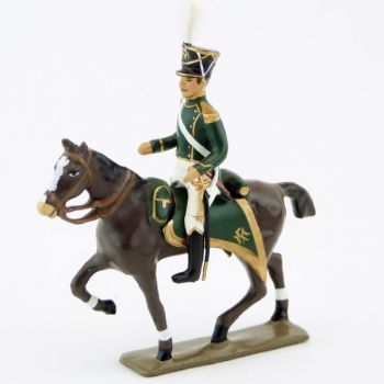 officier à cheval des flanqueurs-chasseurs de la garde (1811)