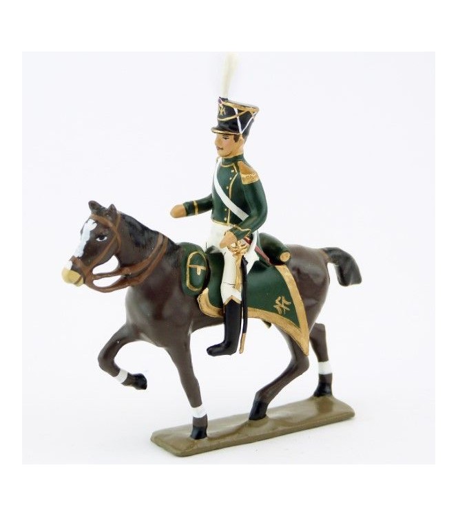 officier à cheval des flanqueurs-chasseurs de la garde (1811)