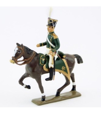 officier à cheval des flanqueurs-chasseurs de la garde (1811)