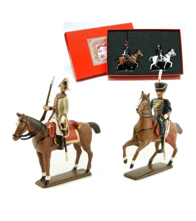 coffret de 2 cavaliers : maréchal Ney et son aide de camp