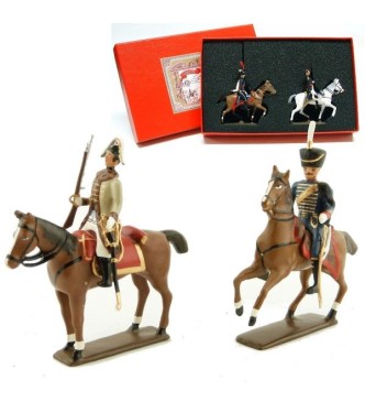 coffret de 2 cavaliers : maréchal Ney et son aide de camp
