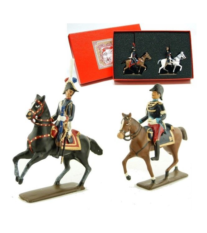 coffret de 2 cavaliers : maréchal Pérignon et son aide de camp