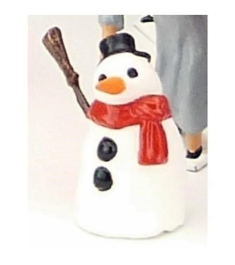 bonhomme de neige (diorama ''la bataille de boules de neige'')