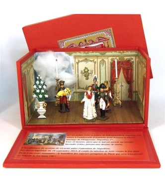 diorama « l'incendie de l'Ambassade d'Autriche » (1er juillet 1810)