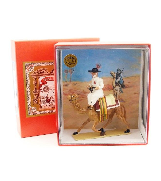 Charles de Foucauld à dromadaire en coffret de luxe