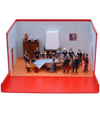 diorama "la Ferme du Caillou, le dernier QG de Napoléon" (17-18 juin 1815)