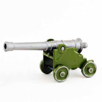 canon de marine (petit modèle), vert et métal
