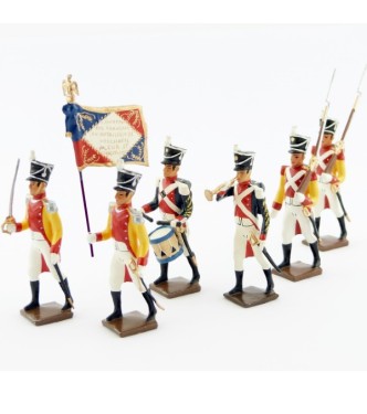 bataillon du Prince de Neuchâtel, ensemble de 6 figurines