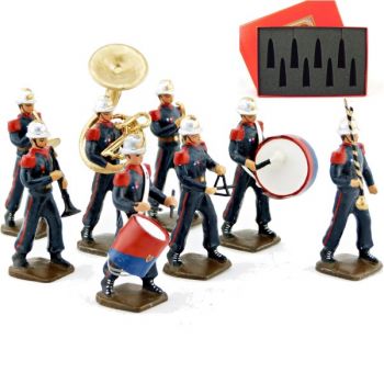 Musique des Pompiers, coffret de 8 figurines