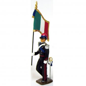 porte-drapeau des Carabiniers Italiens