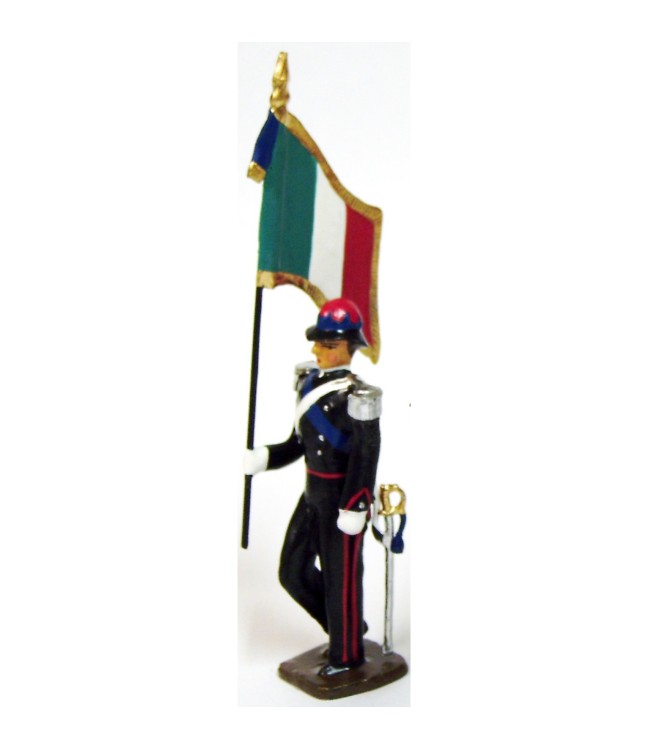 porte-drapeau des Carabiniers Italiens