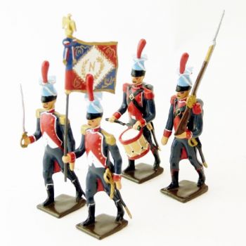 Légion du Danube, ensemble de 4 figurines