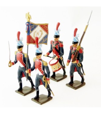 Légion du Danube, ensemble de 4 figurines