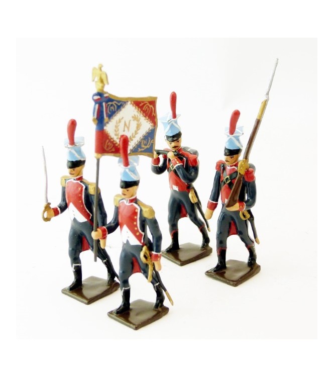 Légion du Danube, ensemble de 4 figurines